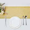10 Packs 12 x 72 inches Gold Sequin Table Runner, Glitter Runner for Birthday Party Supplies Decorations Wedding Bachelorette Holiday Celebration Bridal Shower Baby Shower view 2