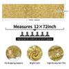 10 Packs 12 x 72 inches Gold Sequin Table Runner, Glitter Runner for Birthday Party Supplies Decorations Wedding Bachelorette Holiday Celebration Bridal Shower Baby Shower view 3
