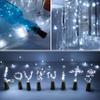 LoveNite Wine Bottle Lights with Cork, Battery Operated 9 Pack 20 LED Cork Shape Silver Wire Fairy Mini String Lights(No Bottles) for DIY, Party, Decor, Christmas, Halloween,Wedding (9, Cool White) view 3