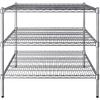 PRO&Family 30 inches x 36 inches Chrome 3 Shelf Pack with 34 inches Posts.an Ideal Option for Restaurant, Home, Garage, Kitchen, Workshop, Storage, Coffee Shop, Pantry, Bakery, Store view 2