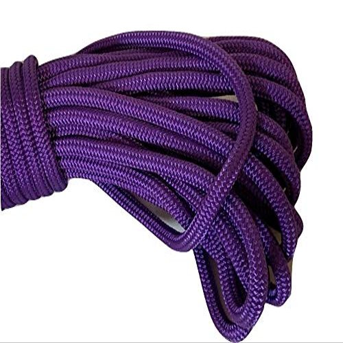 Yacht Braid Polyester Rope 9/16 inch, Purple (150)
