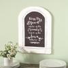 Fun Express Bless the Food Sign - 21" x 15" Framed Farmhouse Dining Room Wall Decor - Rustic Wooden House Wall Art Decoration for Living Room Bedroom Kitchen or Home Sweet Home Decor view 3