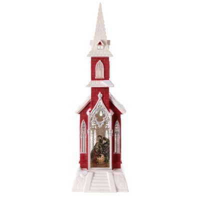 Holyart Church Snow Globe with Nativity Scene 50x15x15