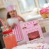 Fun Express Oven Cupcake Favor Boxes  Adorable & Convenient Boxes for Cupcakes Treats & Small Gifts  Perfect for Birthday Parties Weddings & Special Occasions  Easy to Assemble  12 Pieces - Pink view 2