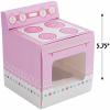 Fun Express Oven Cupcake Favor Boxes  Adorable & Convenient Boxes for Cupcakes Treats & Small Gifts  Perfect for Birthday Parties Weddings & Special Occasions  Easy to Assemble  12 Pieces - Pink view 3