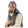 Holyart Kneeling Farmer with hat in Plaster, for 40 cm Arte Barsanti Nativity view 2