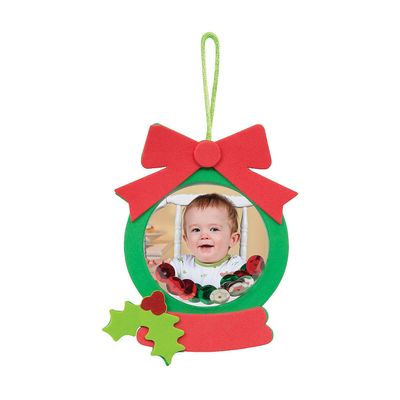 Fun Express Snowglobe Photo Ornament CK-12 - Craft Kits - 12 Pieces