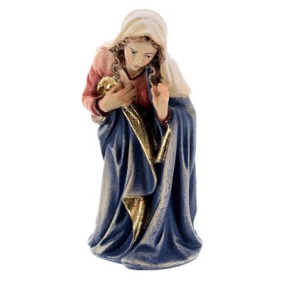 Holyart Mary Figurine 12 cm, Nativity Kostner, in Painted Wood