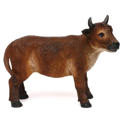Nativity ox, in Colored Resin, for 30-38 cm Nativity