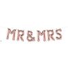 Mr & Mrs Rose Gold Mylar Balloon Kit - Party Decor - 1 Piece view 1