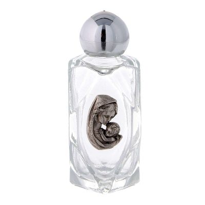 15 ml Holy Water Bottle Mary and Child, in Glass (50 Piece Pack)