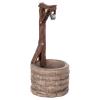 Holyart Miniature Water Well in Painted Valgardena Wood, 9 cm Rainell Nativity view 3