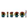 Fun Express Disco Letters Stand UPS - Party Decor - 5 Pieces view 1