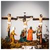 Holyart Jesus on The Cross with Mary at his feet Scene 9 cm view 2