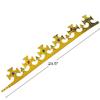 Fun Express Gold Jeweled Crowns - Apparel Accessories - 12 Pieces view 2