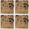 Fun Express Sequin Shimmer Wall Panel  Gold Party Decor for Weddings Special Occasions and Event Backdrops  Elegant Wall & Photo Booth Backdrop Perfect for Tables Walls and More  4 Pieces view 1