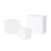 Fun Express White Buffet Table Risers, Set of 3, Made of Wood - Small/Medium/Large Size - Party, Wedding andHome Decor view 1