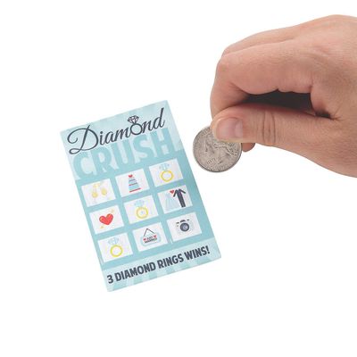 Fun Express Wedding Scratch Ticket Game - Exciting Interactive Party Favor Weddings Bridal Showers & Special Events - Fun Prizes Engaging Entertainment Guests - Creating Lasting Memories - 24 Pieces