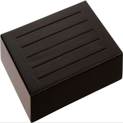 AquaTeak 12" Moa Mocha-Shield Teak Floating Wall Shelf