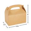 Fun Express KRAFT PAPER FAVOR GABLE BOX - Party Supplies - 12 Pieces view 2