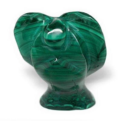 WatanGems 136g, 2.6"x1.5"x1.1" Hand Carved Natural Solid Malachite Angel Figurines from Congo, B7297