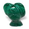 WatanGems 136g, 2.6"x1.5"x1.1" Hand Carved Natural Solid Malachite Angel Figurines from Congo, B7297 view 1