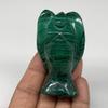 WatanGems 136g, 2.6"x1.5"x1.1" Hand Carved Natural Solid Malachite Angel Figurines from Congo, B7297 view 2