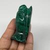 WatanGems 136g, 2.6"x1.5"x1.1" Hand Carved Natural Solid Malachite Angel Figurines from Congo, B7297 view 3
