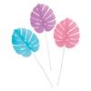Fun Express Bright Monstera Leaves - Vibrant Green Tropical Decor - Assorted Leaves for Home and Party Decoration - Set of 6 view 1