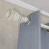 A&F Rod Dcor - Cambria 1" Faux Wood Curtain Rod 120-170 inch - Pearl White view 1