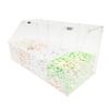 FixtureDisplays 24 X 12 X 12" Acrylic Bin Plaxiglass Organizer 4 Compartments Display Bin for Candy, Cereal, Chocolate Coffee Bean Assembly Video Provided 100826-NEW view 1