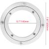 Aluminium Alloy Turntable Bearing, Heavy Duty Swivel Turntable Lazy Susan Rotating Bearing Turntable Round Dining Table Smooth Swivel Plate Hardware, 8" view 3