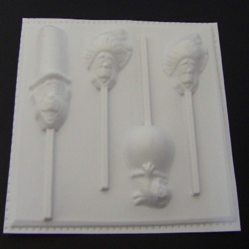 Cat Hat Thing 1 2 Goldfish Hard Candy Lollipop Mold
