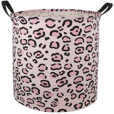 HUAYEE Round Laundry Hamper Storage Basket Fabric Material Storage Hamper Organization Basket, Storage Bin, Gift Box with Handles for Room