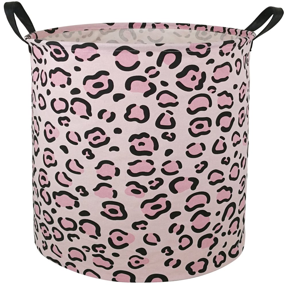 HUAYEE Round Laundry Hamper Storage Basket Fabric Material Storage Hamper Organization Basket, Storage Bin, Gift Box with Handles for Room