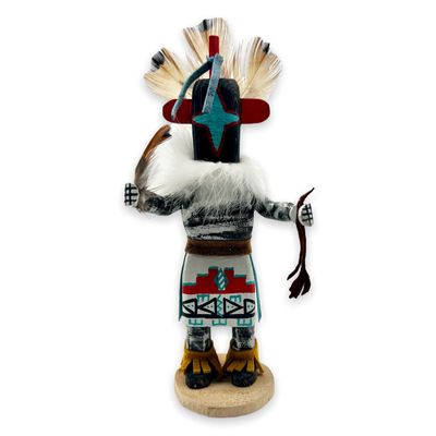 7 Inch Authentic Chasing Star Figure, Genuine Navajo Native American Tribe Handmade in New Mexico, Artist Signed, Natural Materials, Southwestern Collectible Figurine