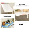 Wall Mounted Drop-Leaf Table - Folding Wall Table - Computer Kitchen Dining Desk, Bright Piano Paint with Brackets view 3