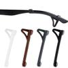 EXCEART 4pairs Silicone Slip Eyeglasses Leg Sleeves Comfortable and Replacement for Daily Use Black White Brown Grey view 4