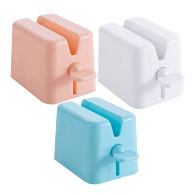 EXCEART 3pcs Manual Toothpaste Squeezer Plastic Tube Extruder for Bathroom for Facial Hair Gel Ointments Compact Design White