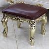 Square Vanity Stool, European Makeup Dressing Stool, Padded Bench with ABS Plastic Steel Legs, for Bedroom Living Room Capacity 150KG/330lb view 1