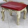 Square Vanity Stool, European Makeup Dressing Stool, Padded Bench with ABS Plastic Steel Legs, for Bedroom Living Room Capacity 150KG/330lb view 1