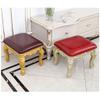 Square Vanity Stool, European Makeup Dressing Stool, Padded Bench with ABS Plastic Steel Legs, for Bedroom Living Room Capacity 150KG/330lb view 4