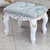 Square Vanity Stool, European Makeup Dressing Stool, Padded Bench with ABS Plastic Steel Legs, for Bedroom Living Room Capacity 150KG/330lb view 1