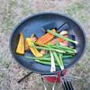 Qioni Cooking Frying Pan Portable Cooking Pan, Camping Picnic Hiking Utensils Non-Stick Pan, Utensils for Outdoor Cooking Supplies for Picnic view 2
