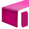 10 Packs 12 x 108 inches Hot Pink Sequin Table Runner, Glitter Fuchsia Table Runner for Wedding Birthday Bachelorette Holiday Party Supplies Decorations Bridal Shower Baby Shower view 1