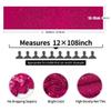 10 Packs 12 x 108 inches Hot Pink Sequin Table Runner, Glitter Fuchsia Table Runner for Wedding Birthday Bachelorette Holiday Party Supplies Decorations Bridal Shower Baby Shower view 3
