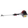 Gas Powered Sweeper Broom, Walk Behind Artificial Turf Sweeper Machine 2.3HP 2 Stroke 52cc Handheld Air Cooled EPA Snow Sweeper Cleaner for Artificial Grass Lawn Driveway view 3
