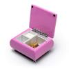 Adorable High Gloss 18 Note Pink Musical Jewelry Box Girls Keepsake - Many Songs to Choose - American Dream, The view 3
