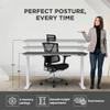 Rise UP Dual Motor Electric Standing Desk 60x30 Black Desktop Premium Ergonomic Adjustable Height sit Stand up Home Office Computer Desk Table Motorized Powered Modern Furniture Small Standup Table view 3