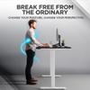 Rise UP Dual Motor Electric Standing Desk 60x30 Black Desktop Premium Ergonomic Adjustable Height sit Stand up Home Office Computer Desk Table Motorized Powered Modern Furniture Small Standup Table view 4